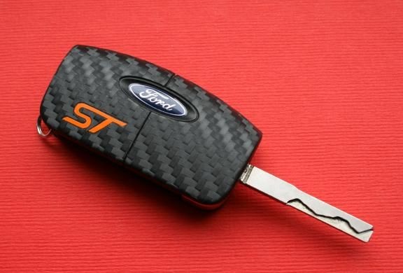 #4 Schlüsselfolie in Carbonoptik Ford Modelle ST