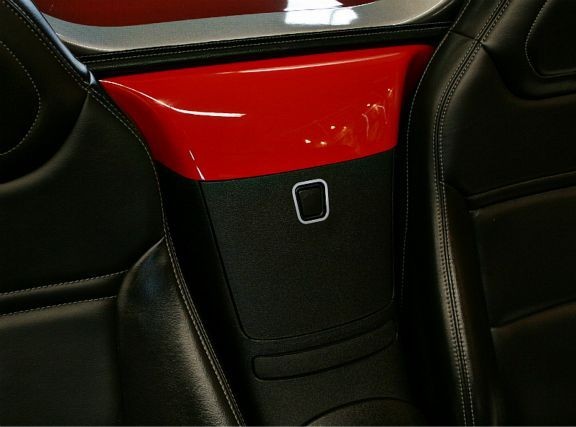 1 Aluminium Dekorrahmen für das Mittelfach Durchlade passend für Opel GT Roadster Modelle