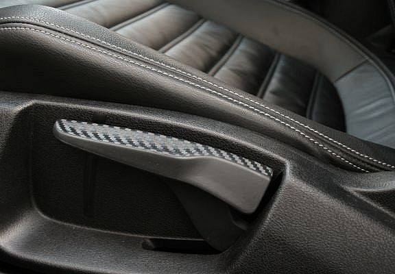 1 Dekorfolien-Set in Carbonoptik für die Sitzhöhenverstellung passend für VW Scirocco Modelle Typ 13