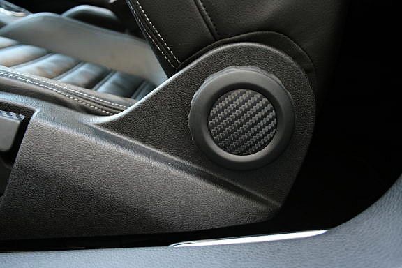 1 Dekorfolienset in Carbonoptik für die Sitzlehnenverstellung passend für VW Scirocco Modelle Typ 13