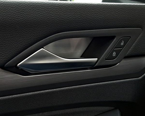 1 Set Aluminium Dekorblenden für die Türöffner hinten (innen) passend für VW Golf 8 Modelle Typ CD