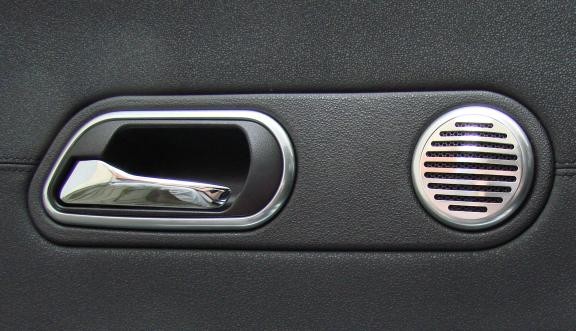 1 Set Aluminium Dekorblenden Hochtöner ( Gitterformat) passend für Chrysler Crossfire Modelle Typ ZH
