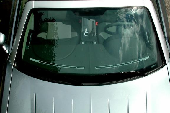 1 Set Alu Dekorrahmen für Defrosterdüsen Windschutzscheibe passend für Chrysler Crossfire Modelle