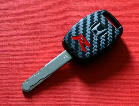 #2 Schlüsselfolie in Carbonoptik Honda Modelle R