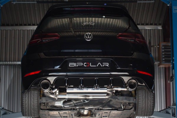 VW Golf 7 GTI Performance AU DLBA BIPOLAR by GRAIL EXHAUST Klappenauspuff Klappenanlage