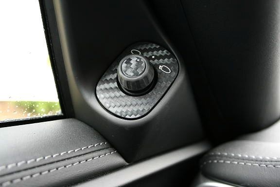 1 Foliendekor in Carbonoptik für die Spiegelverstellung passend für Porsche 911 Modelle Typ 997