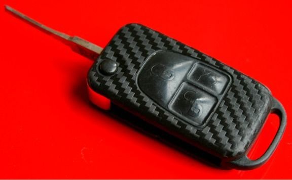 #2 Schlüsselfolie in Carbonoptik Mercedes Benz Modelle