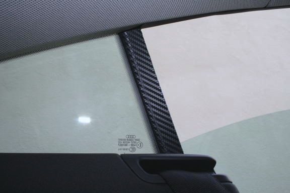 1 Set Foliendekor in Carbonoptik für die Fensterstreben